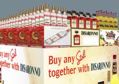 Disaronno Floor Displays